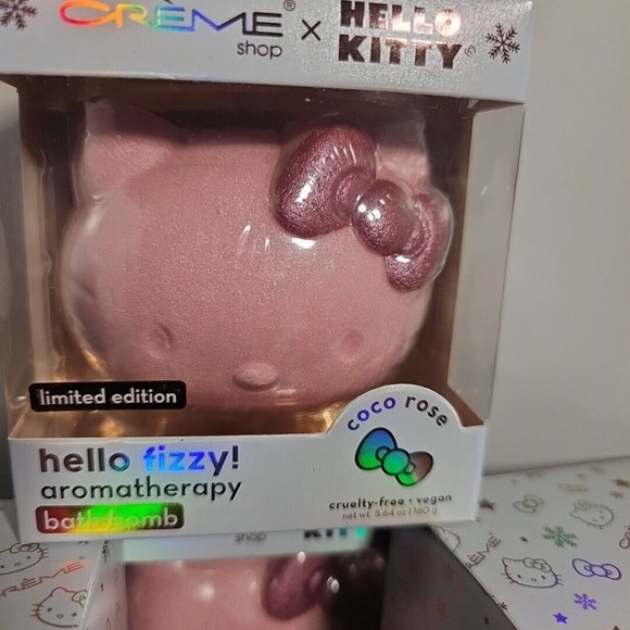 The Creme Shop x Hello Kitty Hello Fizzy! Aromatherapy Bath Bomb Coco Ro… - Picture 4 of 11